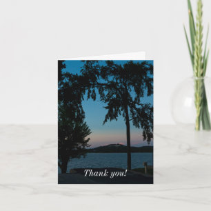 Table Rock Dusk Danke Karte