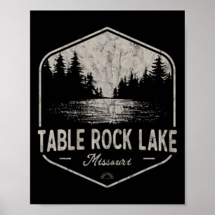 Table Rock Lake Missouri Outdoor-Vintage  Poster