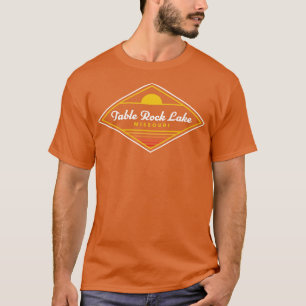 Table Rock Lake Missouri Retro Sunset Camping T-Shirt