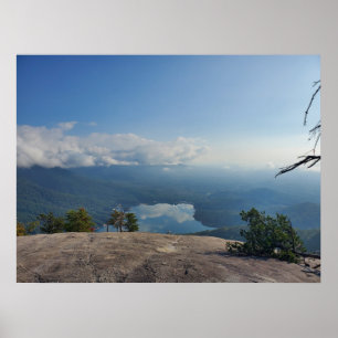 Table Rock Mountain Vista Lake Poster
