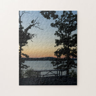 Table Rock Silhouette Sonnenuntergang Puzzle