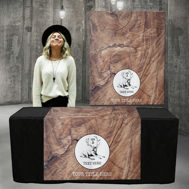 Table Runner Banner Business Monogram Jagd Wandteppich (Table Runner Banner Business Monogram Hunting Tapestry)