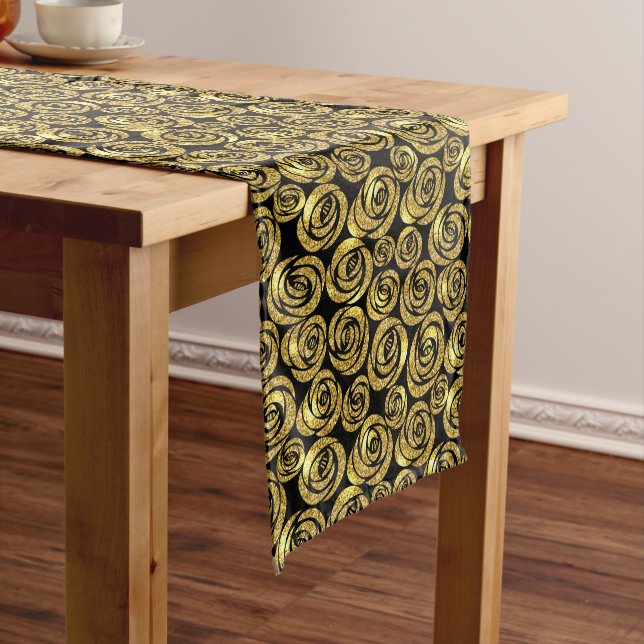 Table Runner-Imitate Glitzer-Rose Großer Tischläufer (Beispiel)