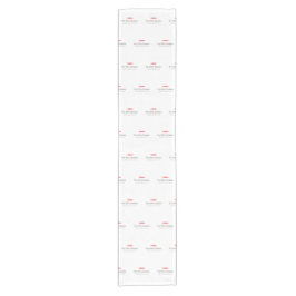 Table Runner Itty Bakers Logo Kurzer Tischläufer