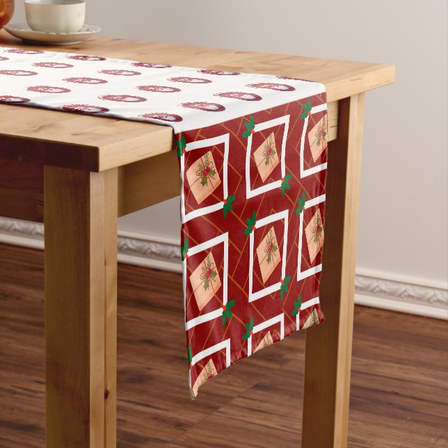 table runners for merry christmas kurzer tischläufer (Beispiel)