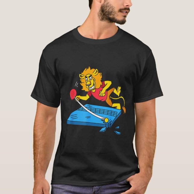 Table Tennis Lion Ng Ng Lion Outfit Table Tennis  T-Shirt (Vorderseite)
