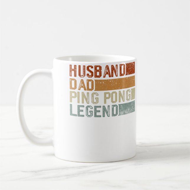 Table Tennis Player Husband Dad Father Ping Pong P Kaffeetasse (Links)