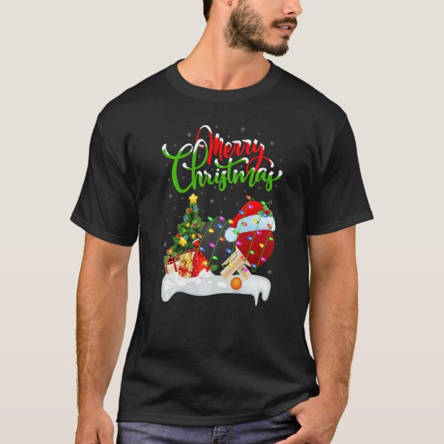Table Tennis  Xmas Decorations Table Tennis Christ T-Shirt (Vorderseite)