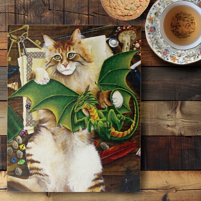 Table Top Gaming Dragon Cat Puzzle (Von Creator hochgeladen)