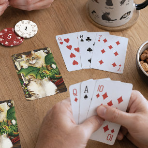 Table Top Gaming Dragon Cat Spielkarten