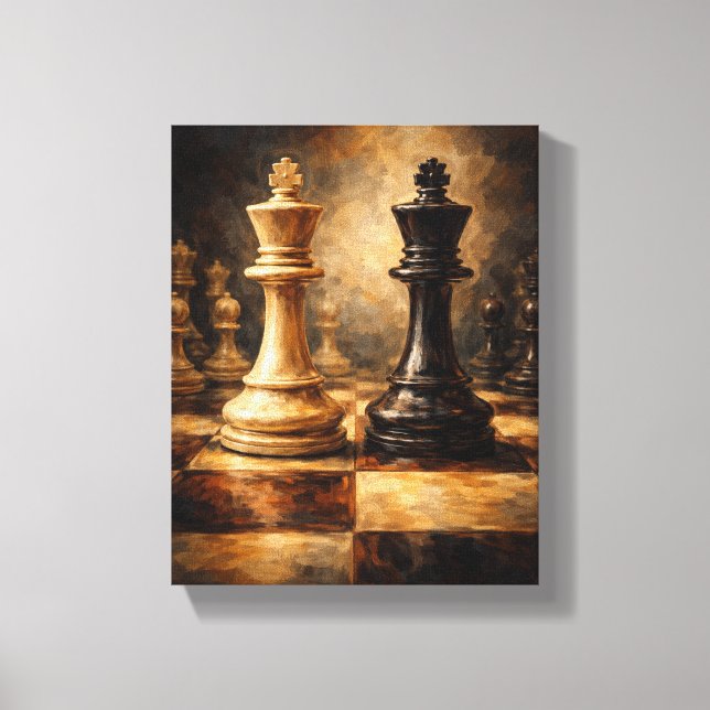 Tableau Déco (Face De Roi) Art Déco Leinwanddruck (Vorderseite)