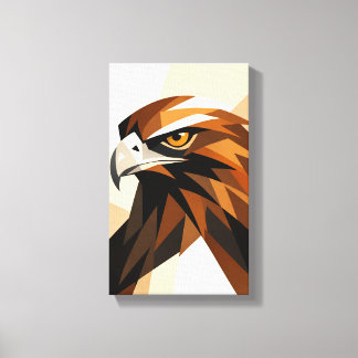 Tableau Déco ( Portrait Aigle ) Art Minimaliste Leinwanddruck