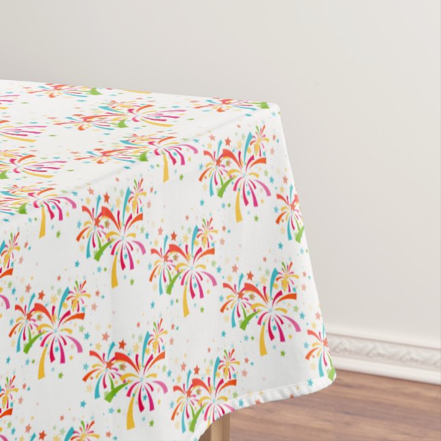 Tablecloth "60x84" 4. Juli Fireworks Tischdecke (Beispiel)