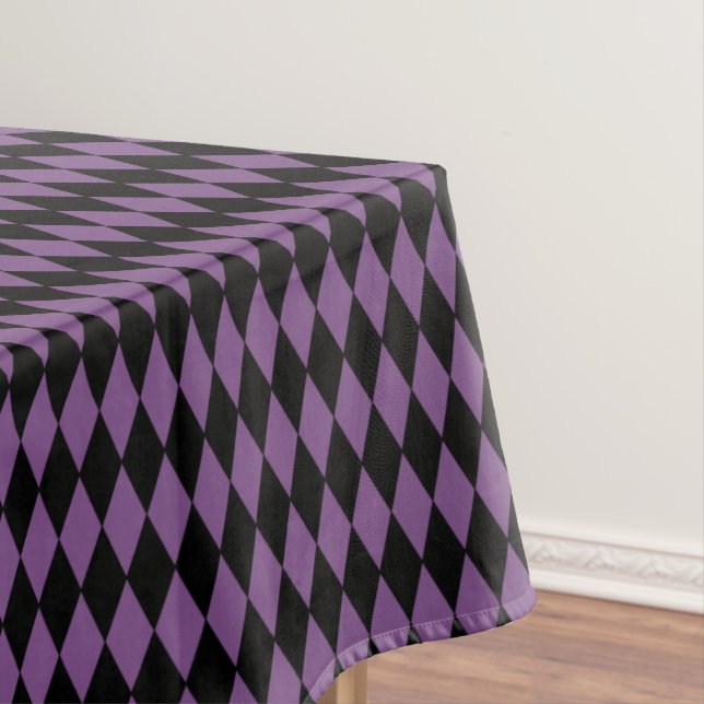 Tablecloth "60x84" - Halloween Harlequin Diamonds Tischdecke (Beispiel)