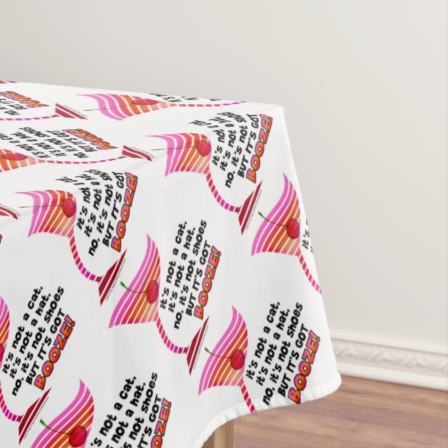 TABLECLOTH - ABER ES IST GOT BOOZE! TISCHDECKE (Beispiel)