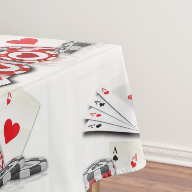 Tablecloth Ace Hearts Tischdecke (Beispiel)