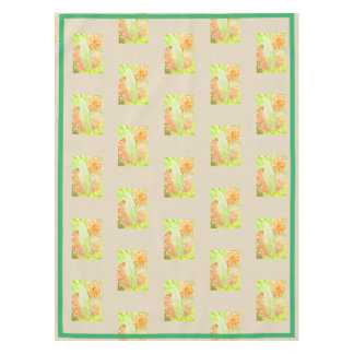 Tablecloth Aspidistra eliator und Gerbera jamesoni Tischdecke