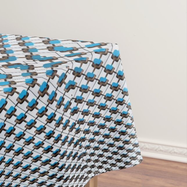 Tablecloth Blue Gray Tischdecke (Beispiel)