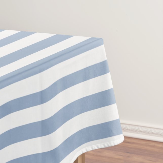 Tablecloth Blue & White Stripe   Tischdecke (Beispiel)