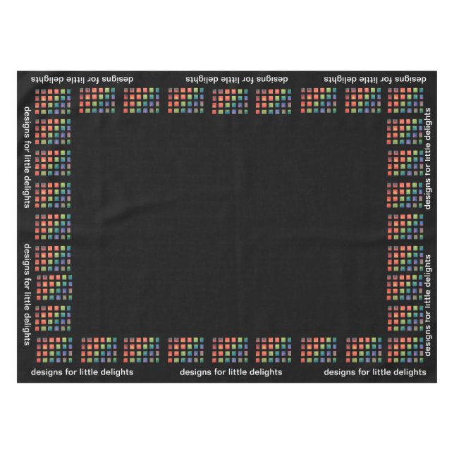 TABLECLOTH - Designs für kleine Freuden Tischdecke (Vorderseite (Horizontal))