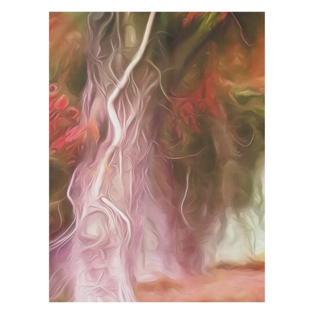 Tablecloth Dream Light Red Tree Tischdecke (Vorderseite)