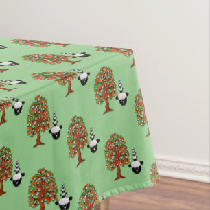 Tablecloth Green Black Sheep Trees Tischdecke