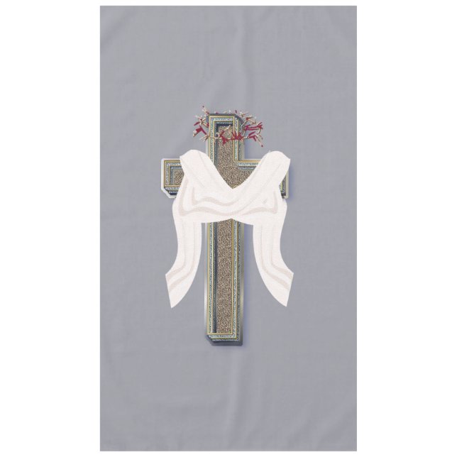 Tablecloth Haushaltswäsche Grau Hintergrund Tischdecke (Vorderseite)