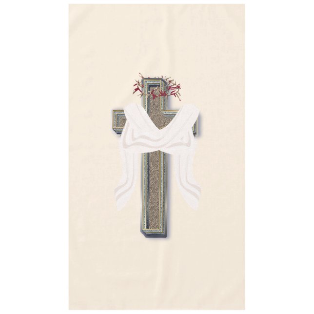 Tablecloth Hauswäsche Beige Hintergrund Tischdecke (Vorderseite)