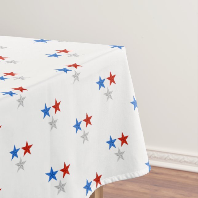 Tablecloth July 4 th Patriotic Stars Tischdecke (Beispiel)