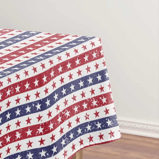 Tablecloth-July 4th Stars Tischdecke (Beispiel)