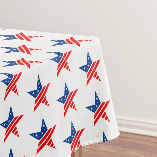 Tablecloth-July 4th Stars Tischdecke (Beispiel)