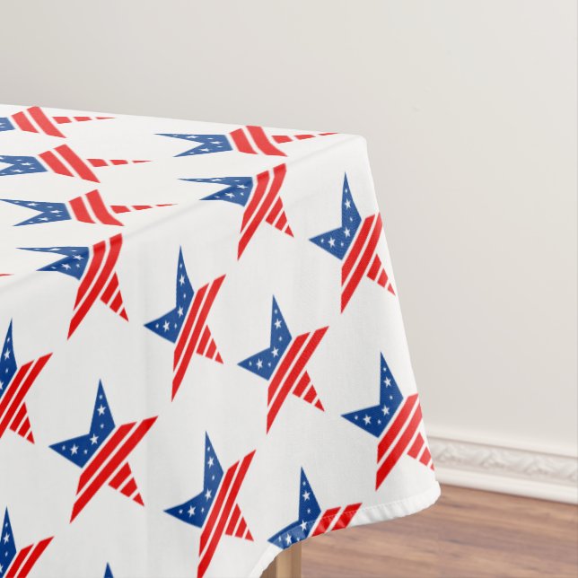 Tablecloth-July 4th Stars Tischdecke (Beispiel)