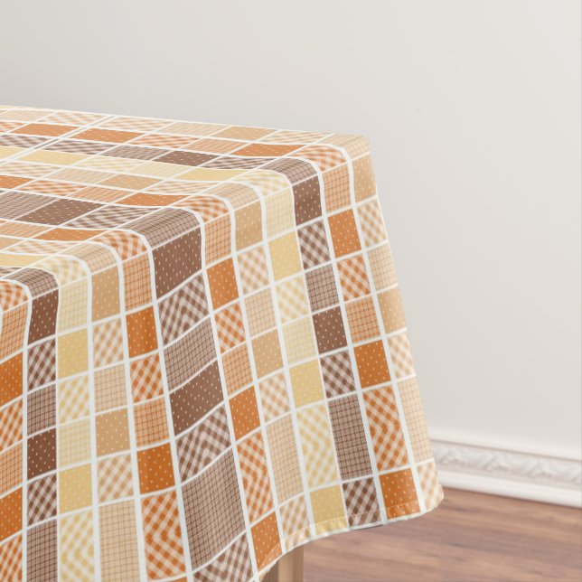 Tablecloth Orange Brown Tischdecke (Beispiel)