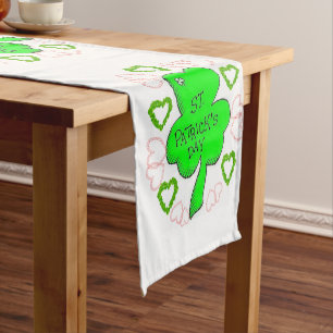 Tablecloth Runner St. Patrick's Day Kurzer Tischläufer