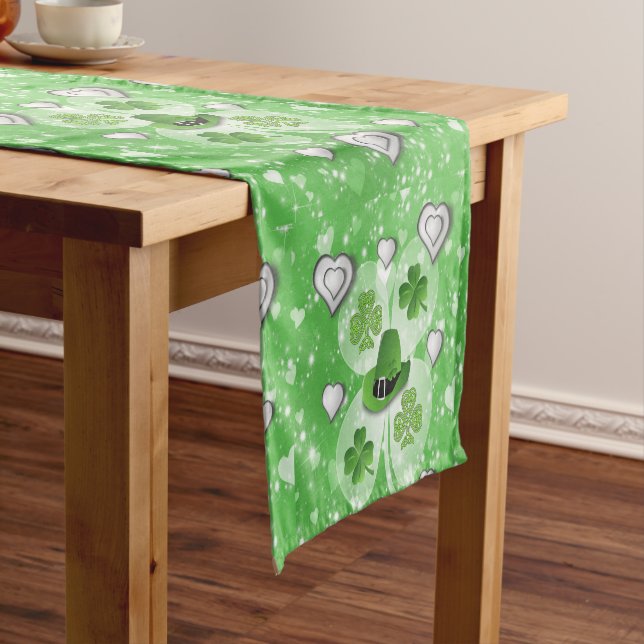 Tablecloth Runner St. Patrick's Day Kurzer Tischläufer (Beispiel)
