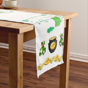 Tablecloth Runner St. Patrick's Day Kurzer Tischläufer
