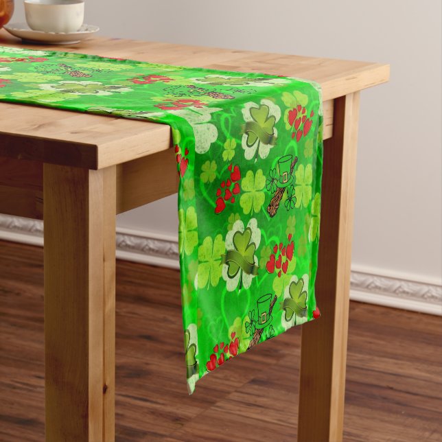 Tablecloth Runner St. Patrick's Day Kurzer Tischläufer (Beispiel)