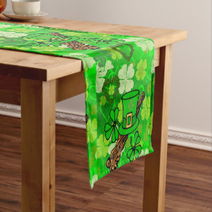 Tablecloth Runner St. Patrick's Day Kurzer Tischläufer