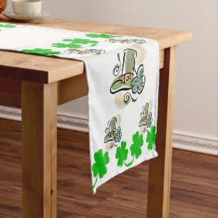 Tablecloth Runner St. Patrick's Day Kurzer Tischläufer