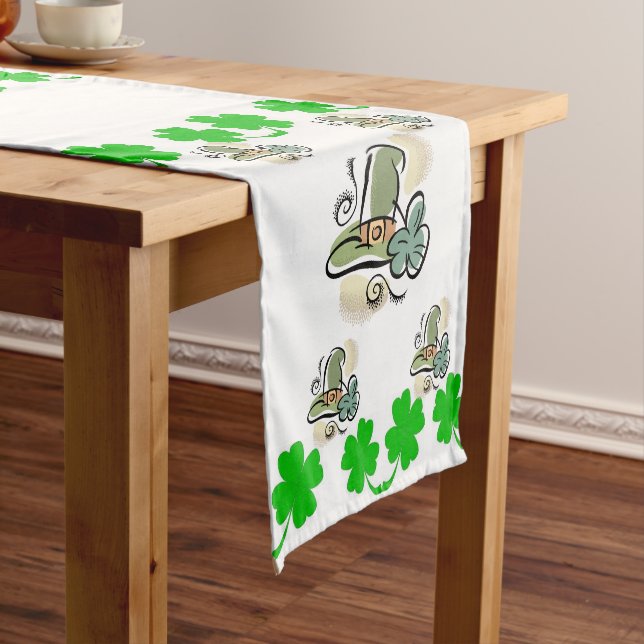 Tablecloth Runner St. Patrick's Day Kurzer Tischläufer (Beispiel)