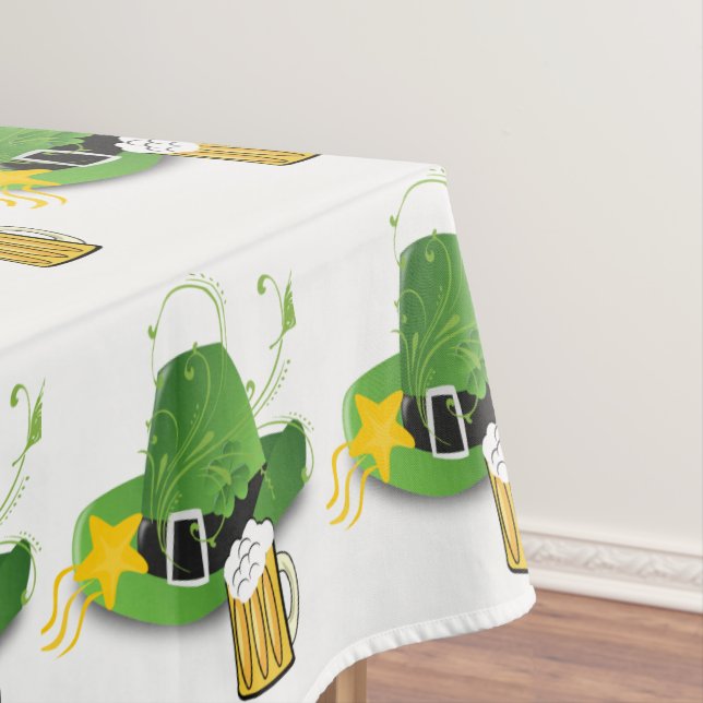 Tablecloth Saint Patrick's Day Hats Beer Tischdecke (Beispiel)