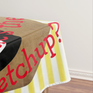 Tablecloth Stripe Potato, Französisch Fries, Ketch Tischdecke