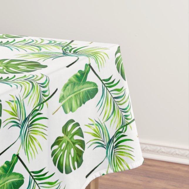 Tablecloth-Tropical-Blätter Tischdecke (Beispiel)