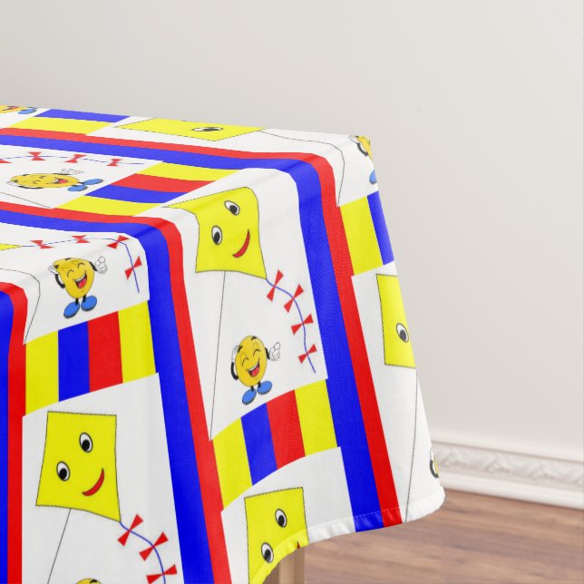 Tablecloth Yellow Kite Tischdecke (Beispiel)
