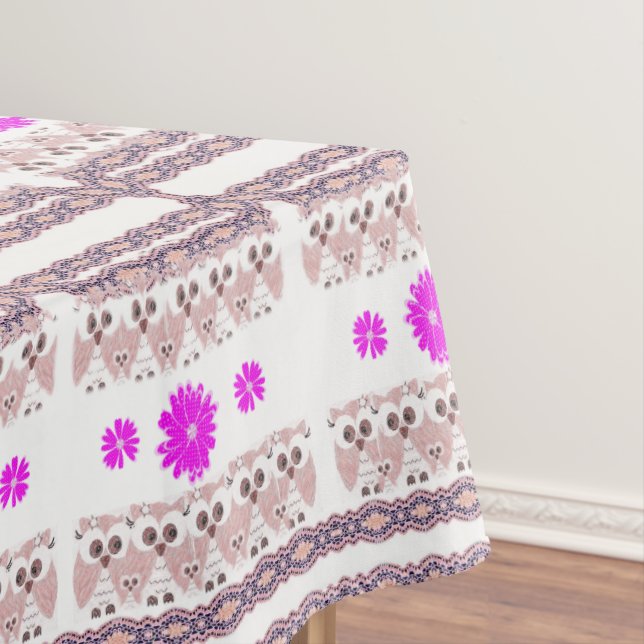Tableclover Owl Tischdecke (Beispiel)