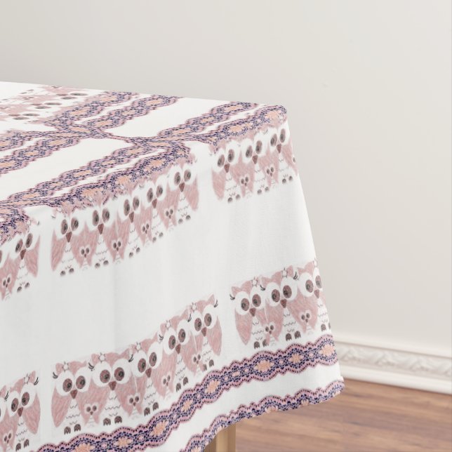 Tableclover Owl Tischdecke (Beispiel)