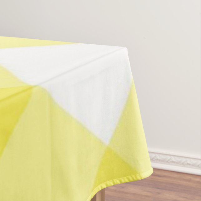 Tablecoth Yellow White Plaid  Tischdecke (Beispiel)