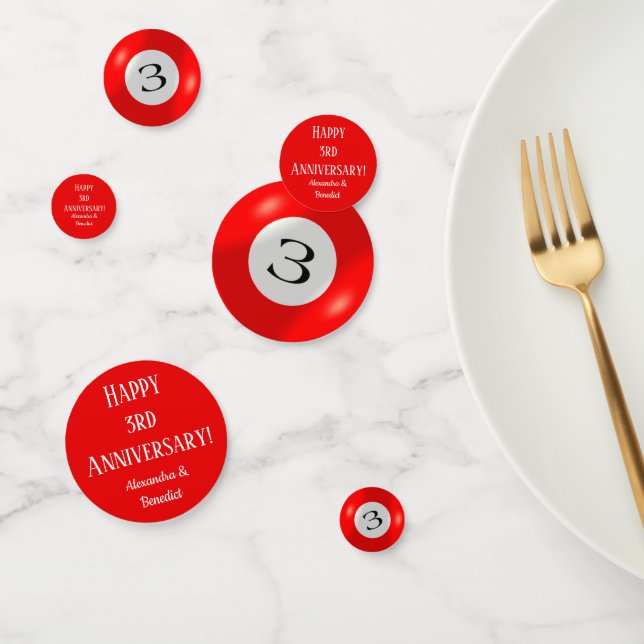 Tablefetti - Drei Ball Konfetti (Gruppe)