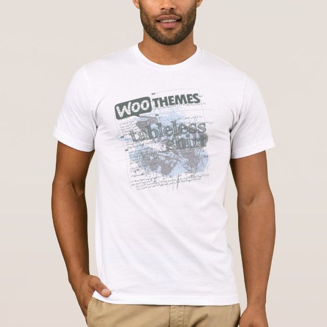 Tableless Shirt (Männer) - Weiß (Vorderseite)
