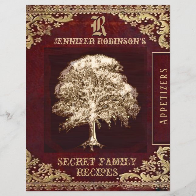 Tablet-Indexseite für Vintagen Binder (Vorderseite)